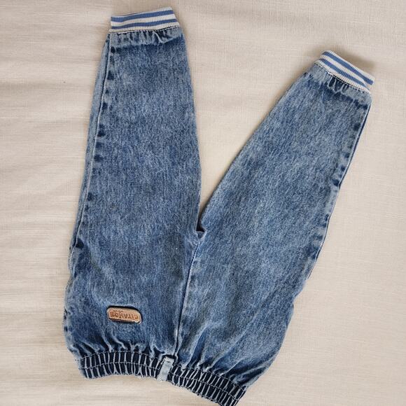 Vintage Gitano Acid Wash Jogger Jeans 2t - Picture 9 of 10